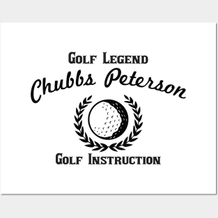 Happy Gilmore Chubbs Peterson Golf Instruction Posters and Art